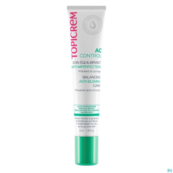 Topicrem Ac Control Soin Equilibrant Tube 40ml