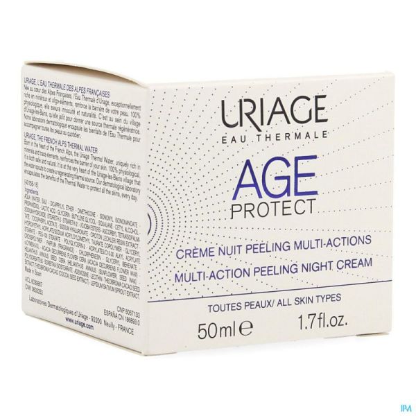 Uriage Âge Protect Crème Nuit Peel.multi-actions 50ml