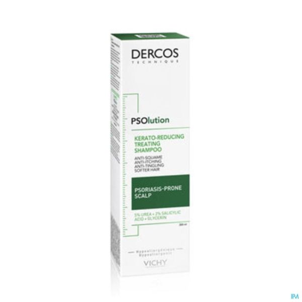 Vichy Dercos Psolution Shampooing Kératoréducteur 200ml