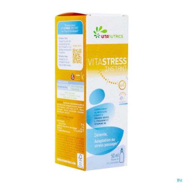 Vitastress Instant Spray Vitanutrics Fl 50ml