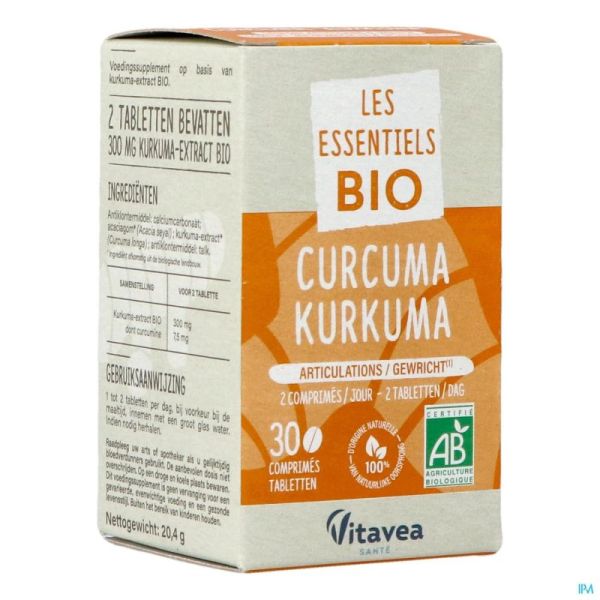 Vitavea Curcuma Bio Comprimés 30