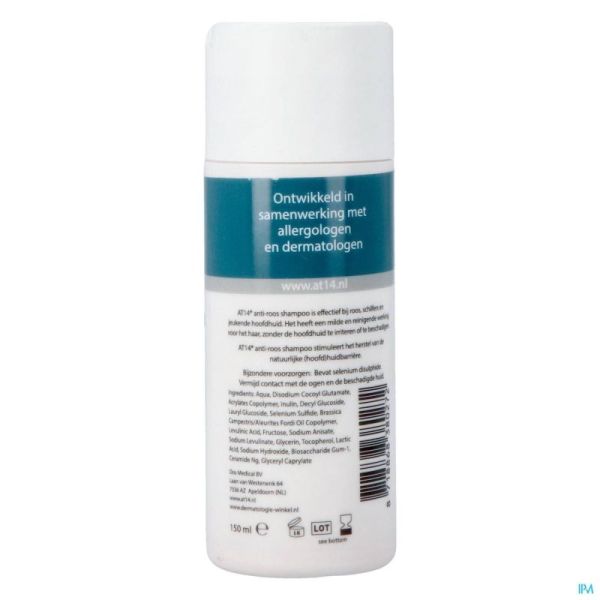 At14 Shampooing A/pelliculaire Fl 150ml
