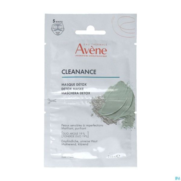 Avene Cleanance Masque Detox 6 Ml 2 Pc