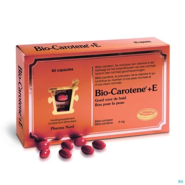 Bio-carotene + E Biodis 60 Gélules