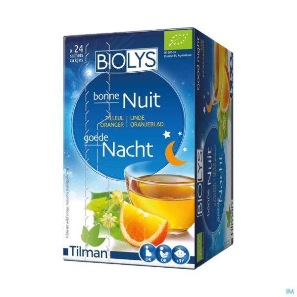 Biolys Tilleul Oranger 24 Infusettes