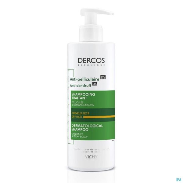 Dercos Shampooing Anti-pelliculaire Cheveux Secs 390 Ml