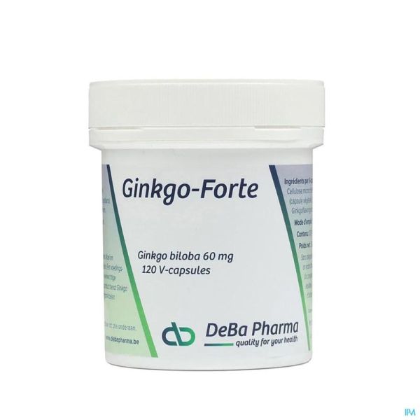 Ginkgo Fort Deba 120 Gélules 60 Mg