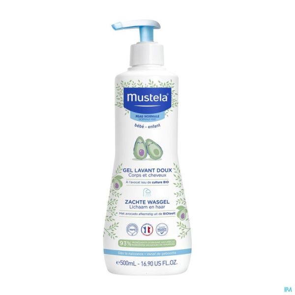 Mustela Gel Lavant Doux Peaux Normales 500 Ml