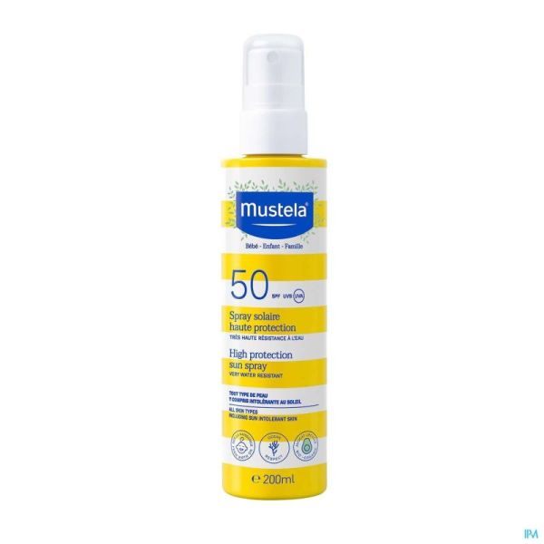 Mustela Solaire Lait Très Haute Protection Ip50 200ml