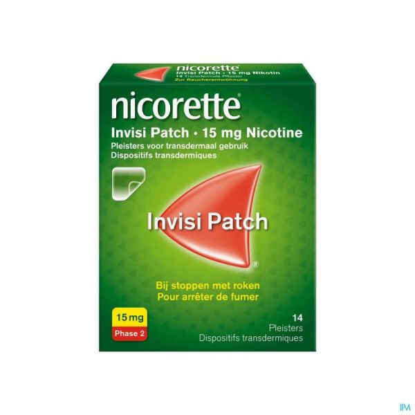 Nicorette Invisipatch 14 Patchs 15 Mg