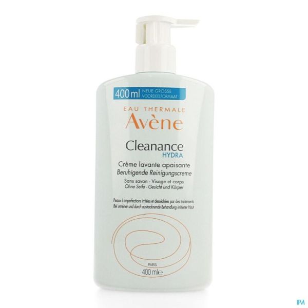 Avène Cleanance Hydra Crème Lavante Apaisante 400ml