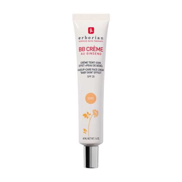 BB Crème au Ginseng Soin Effet Peau de Bébé SPF20 Teinte Dorée 40ml