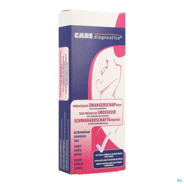 Care Test Grossesse Indic Semaines 1 Pièce