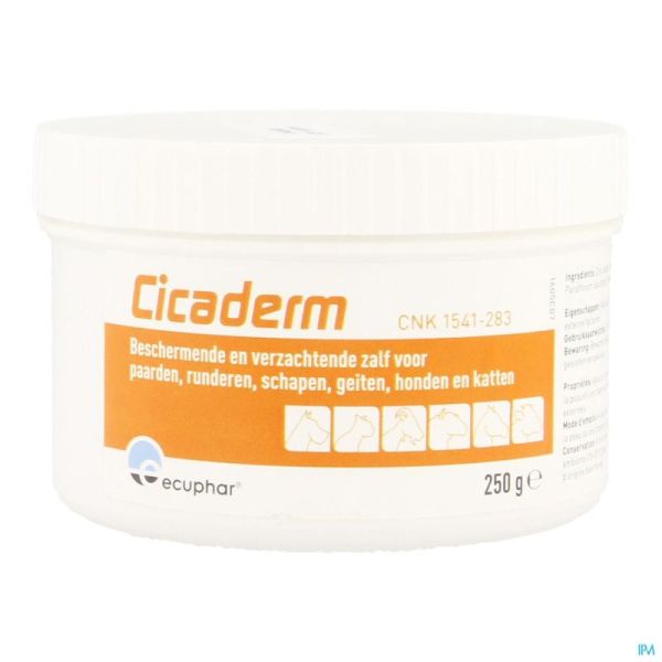 Cicaderm Pommade Pour Trayons Vétérinaire 250 G