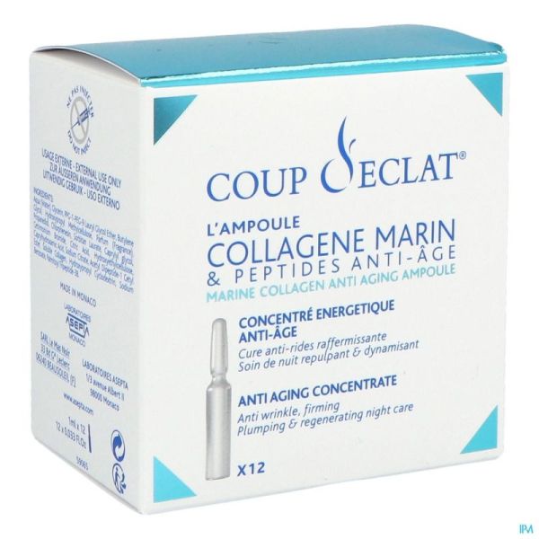 Coup D'eclat Collagene Anti-âge 12 Ampoules 1