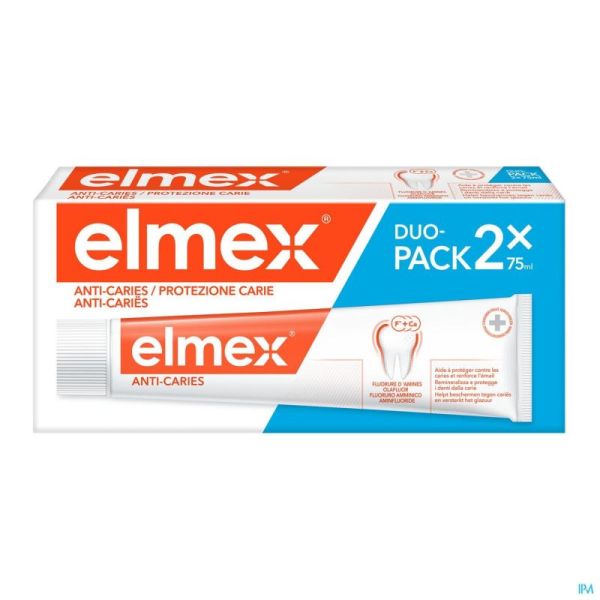 Elmex Dentifrice Anti-caries Bitube 75 Ml