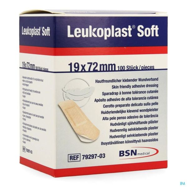 Leukoplast Soft 19x72mm 100