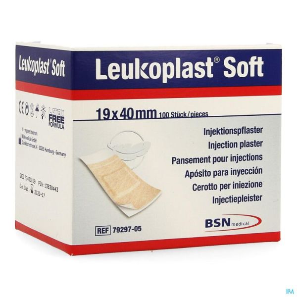 Leukoplast Soft Inj. 19x40mm 100