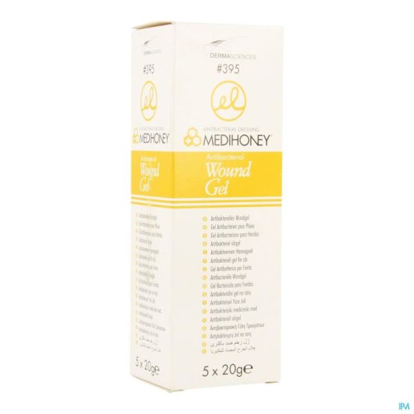 Medihoney Gel A/bact Pour Plaies Tube 5x20g