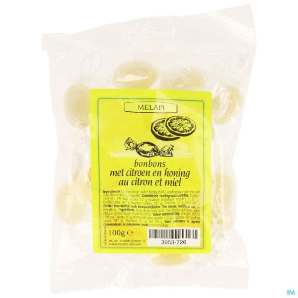 Melapi Bonbons Citron Miel 100g Revogan