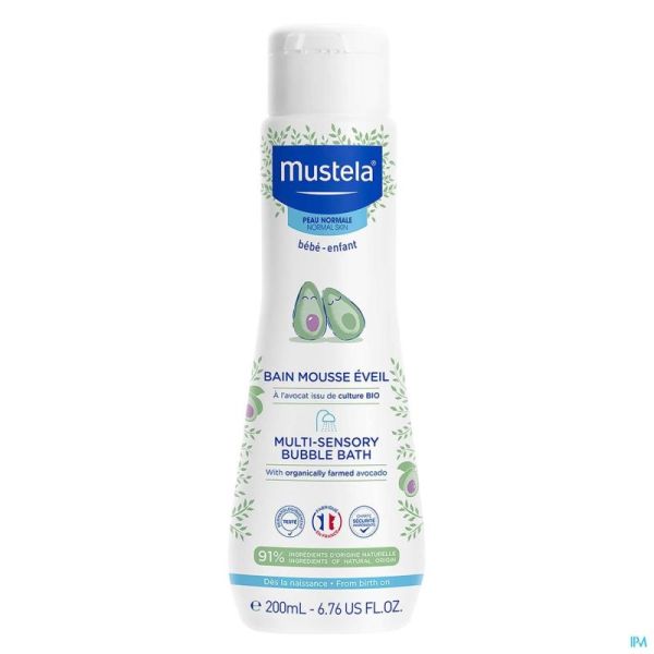 Mustela Bébé-babygel Bain Mousse 200 Ml