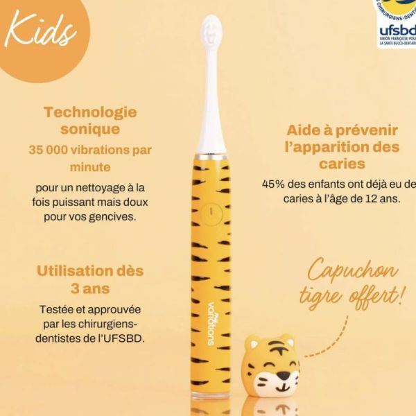 Myvariations Brosse A Dents Electrique Kids Tigre