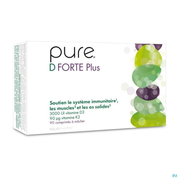Pure D Forte+ Comprimés A Croquer 90