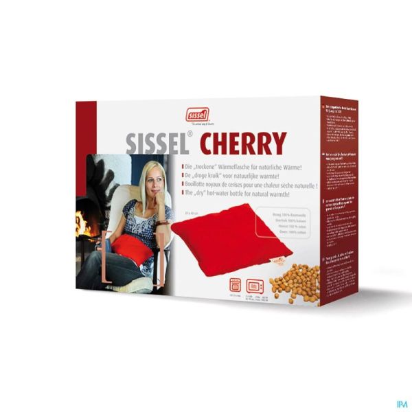 Sissel Cherry Coussin Rouge 23x26cm 1 Pièce