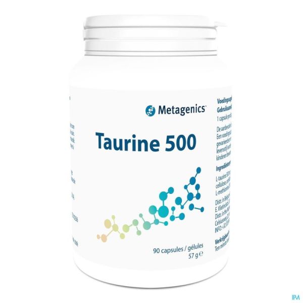 Taurine Metagenics 90 Gélules 500 Mg