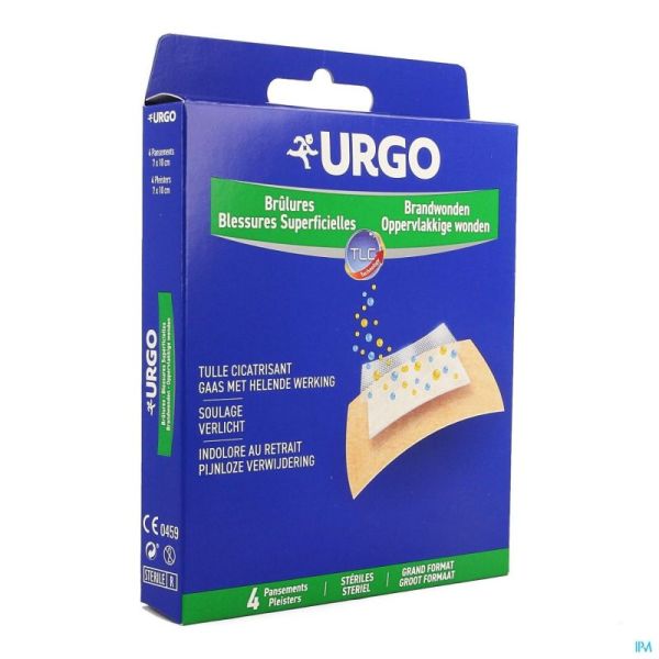 Urgo Hi Tech Brulures Nr 508976 4 Emplatres
