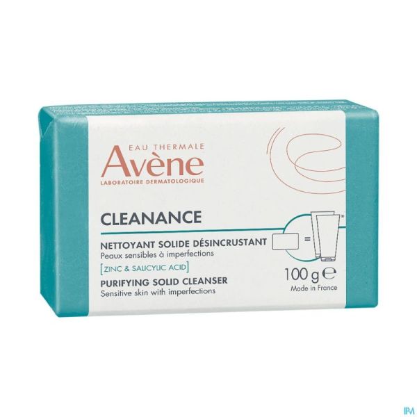Avène Cleanance Nettoyant Solide Desincrustant100g