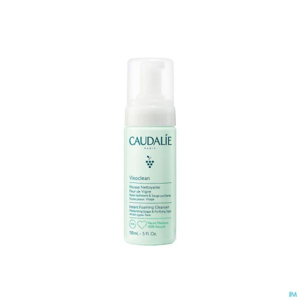 Caudalie Vinoclean Mousse Nettoyante Fleur de Vigne 150ml Prix Permanent