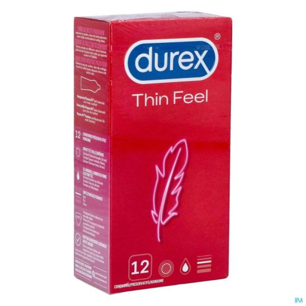 Durex Thin Feel Préservatifs 12