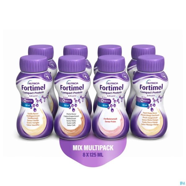 Fortimel Compact Protein 2.4kcal Mix.multi 8x125ml