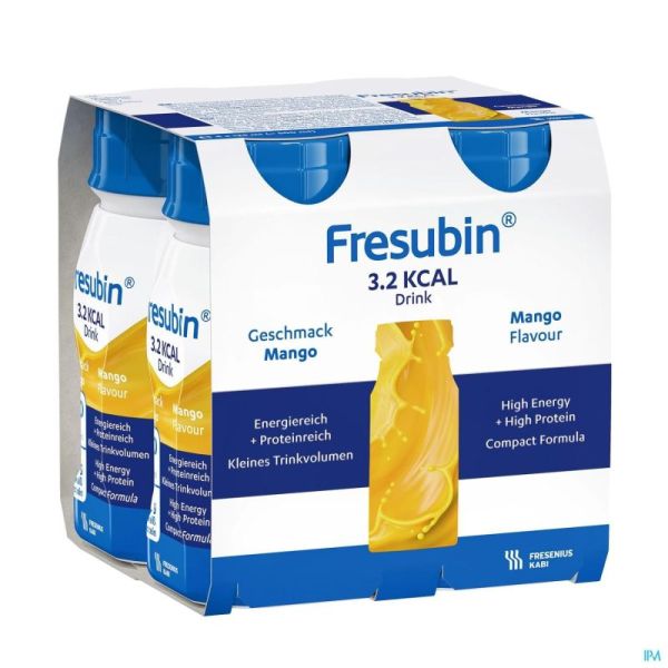 Fresubin 3,2 Kcal Drink Mangue 4x125 Ml