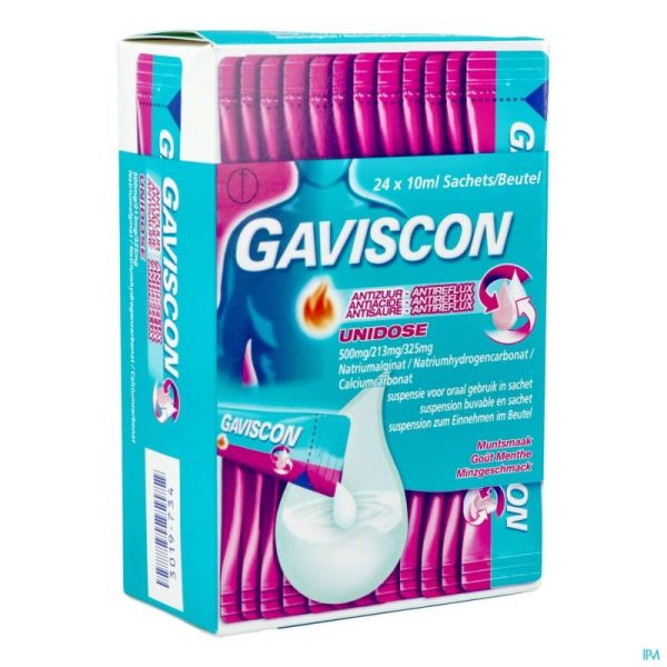Gaviscon Antiacide/Antireflux 24 Sachets