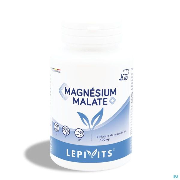 Lepivits Magnésium Malate - 60 Gélules Végétales