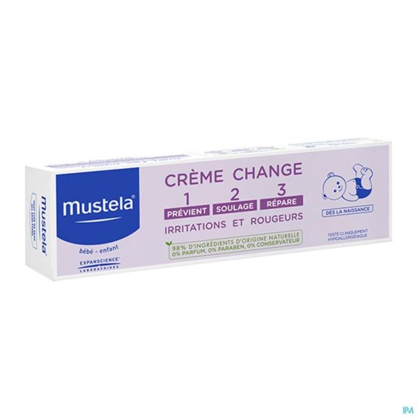 Mustela Bébé Crème pour le Change 1-2-3 50 Ml