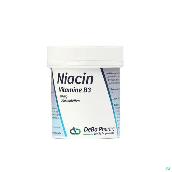 Niacin 10mg Gélules 240 Deba