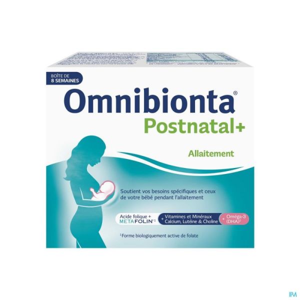 Omnibionta Postnatal+ Comprimés + Gélules 2x56