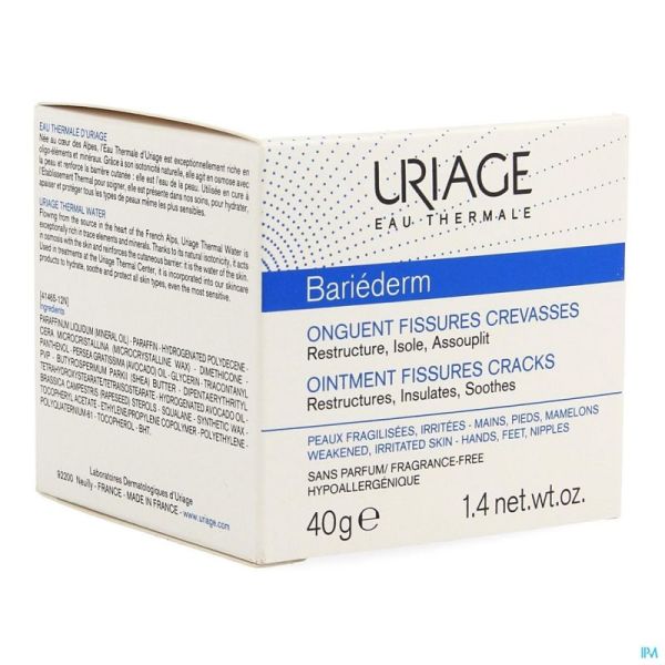 Uriage Bariederm Fissures-crevasses Onguent 40g