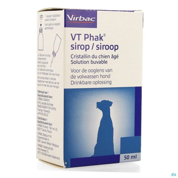 Vt Phak Sirop Vétérinaire 50 Ml