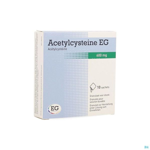 Acétylcystéine E.G. 10 Sachets 600 MG