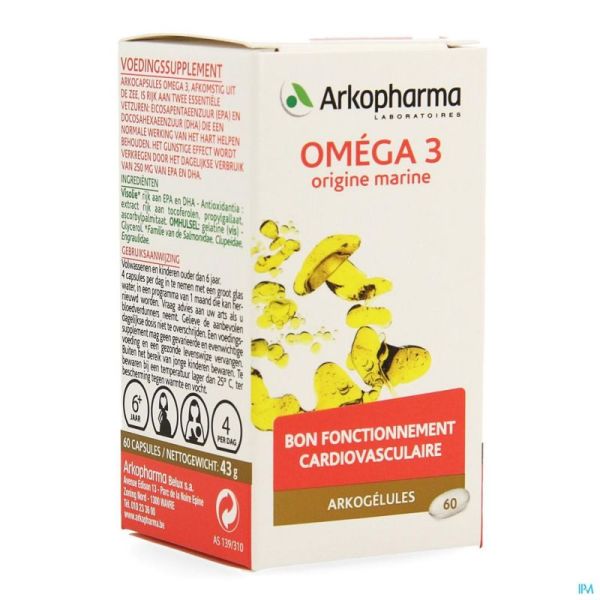 Arkocaps Omega 3 60 Gélules