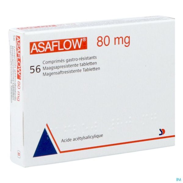 Asaflow 56 Comprimés 80 Mg