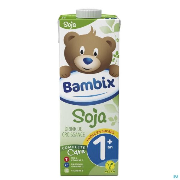 Bambix Lait Croissance Soja 1+ 1l