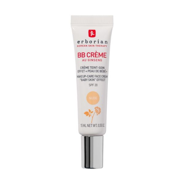 BB Crème au Ginseng Soin Effet Peau de Bébé SPF20 Teinte Nude 15ml