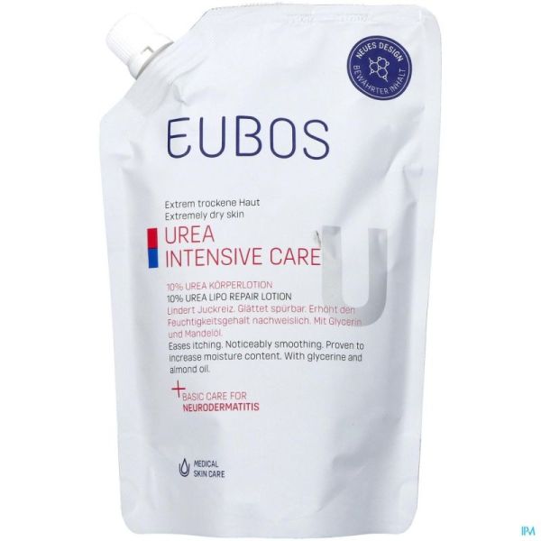 Eubos Urea Bodylotion 10 % Peaux Sèches Recharge 400 M