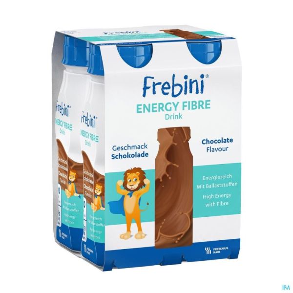 Frebini Energy Fibre Drink Choco Enfants 4x2