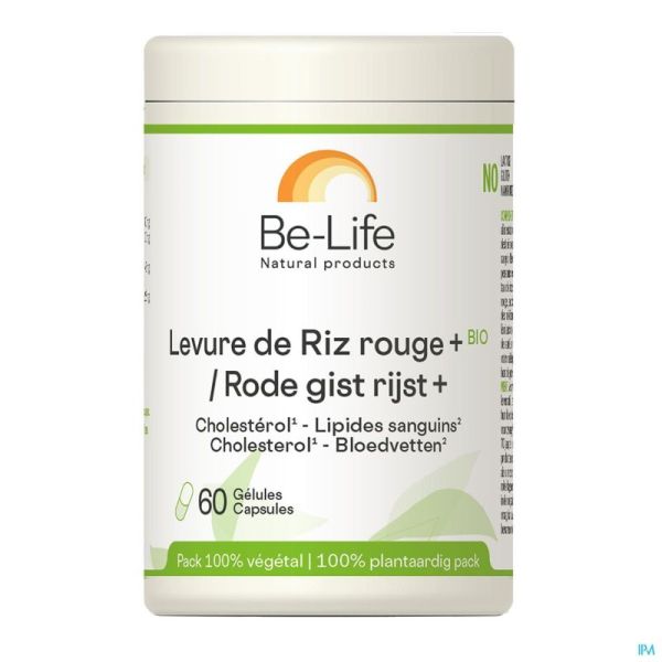 Levure Riz Rouge Bio Be Life Gélules 60